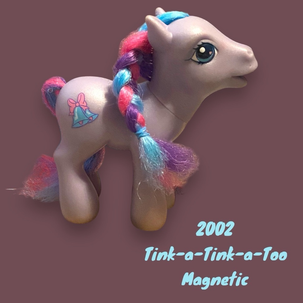 MLP- My Little Pony Vintage 2002
Tink-a-Tink-a-Too Magnetic Hooves Pony